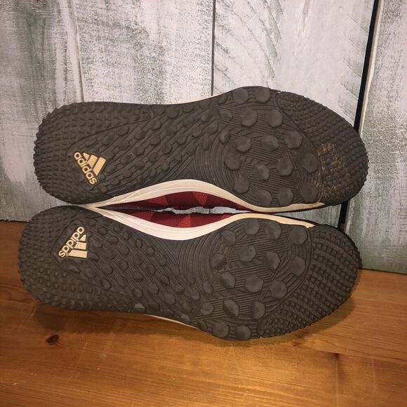 Adidas Speed Trainer 4 Baseball Turf Shoes Mens 11.5 Red White G27680 Athletic - Picture 10 of 12